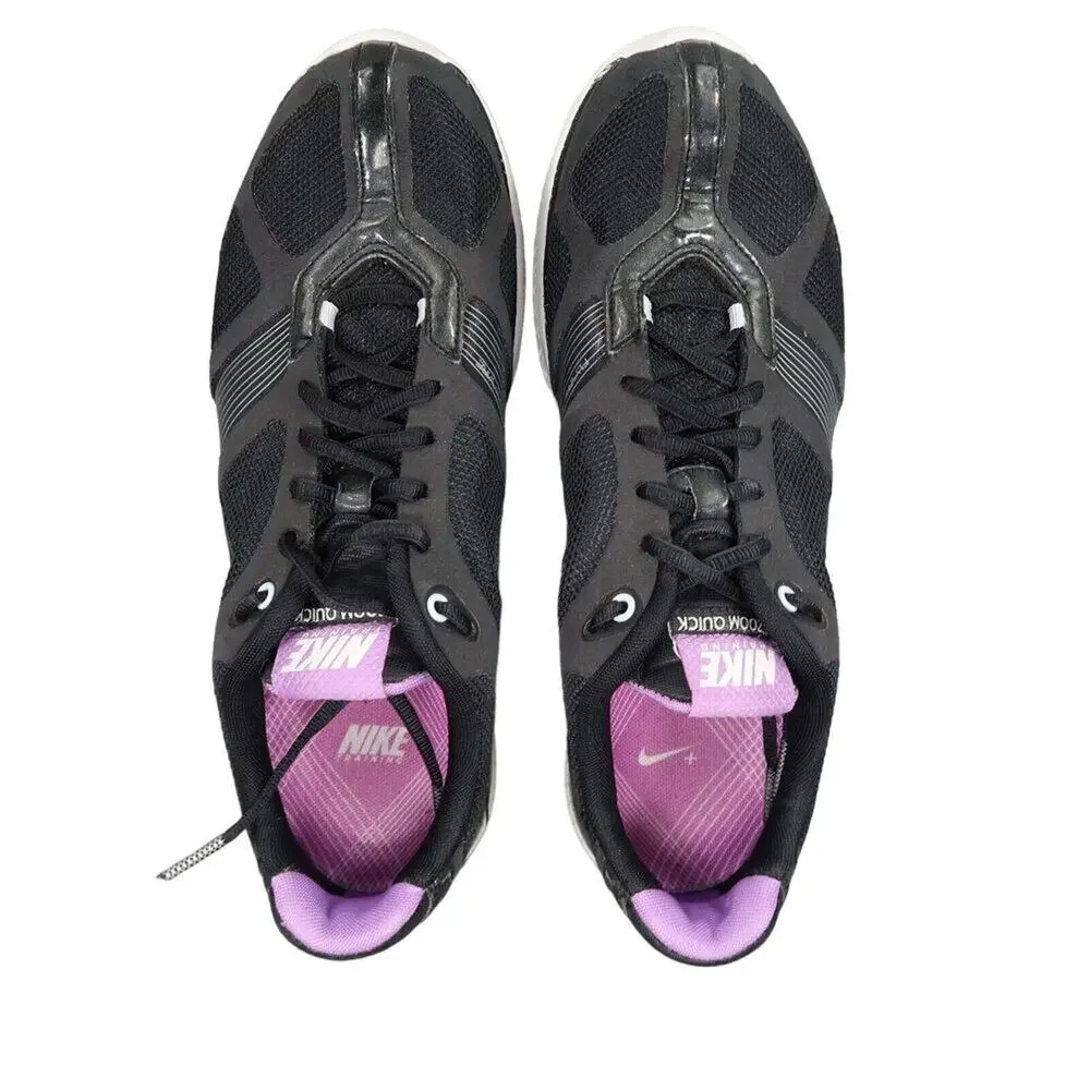 Nike Shoes Womens 9.5 Athletic Trainers Running Zoom Quick Black Sneakers Active